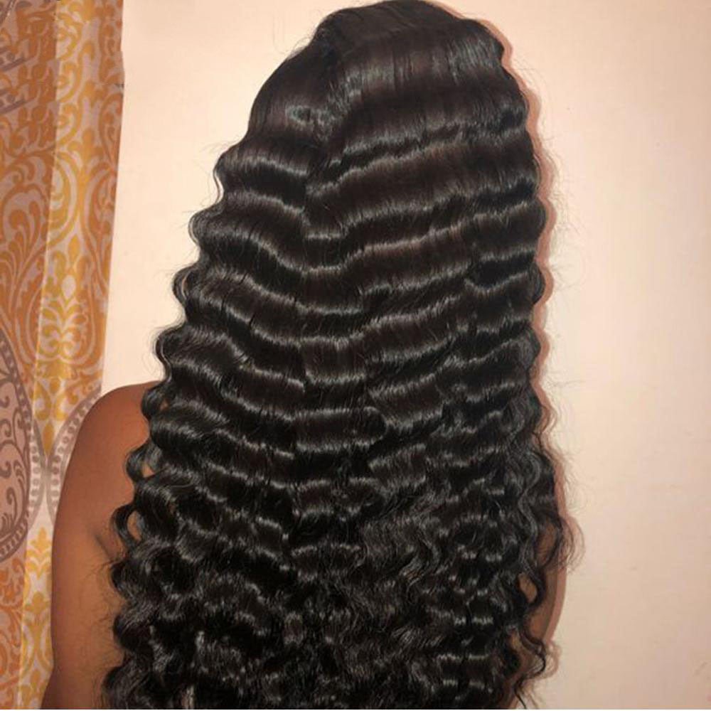 Deep Wave Human Hair Lace Frontal Wigs - Boss Boutique Hair and Accessories