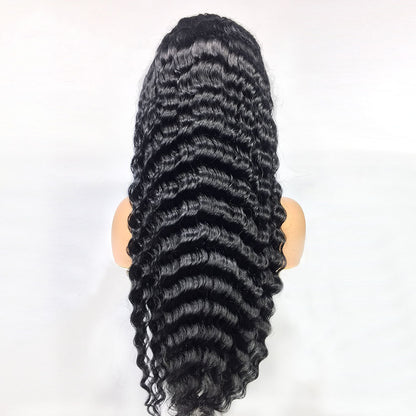 Deep Wave Human Hair Lace Frontal Wigs - Boss Boutique Hair and Accessories